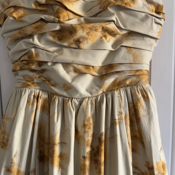 Reformation Kastoria Dress in Golden Hour Size 4 - Picture 4 of 9